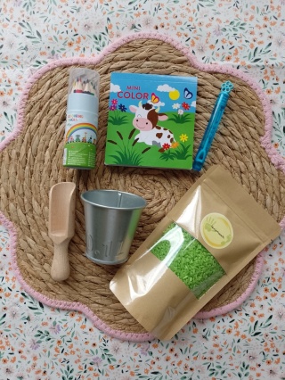 Mini zestaw do zabaw sensorycznych KOLOR - zielony