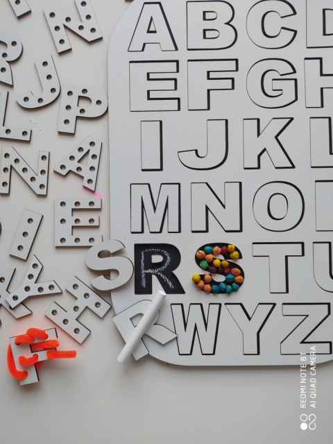 Zestaw sensoryczny "LITERY"